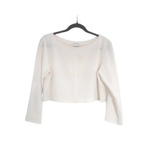 Club Monaco Udele Crop Top - White - Size M